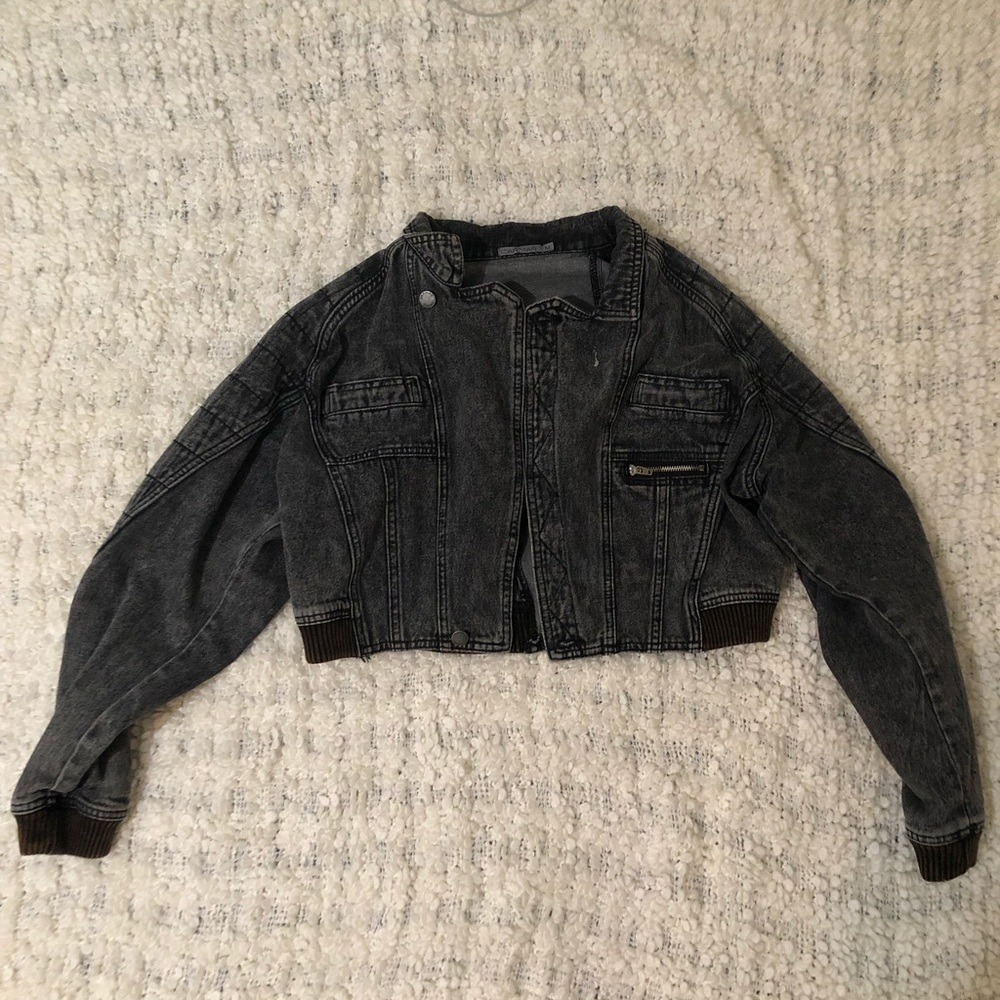 Carmar Denim Cropped Jacket